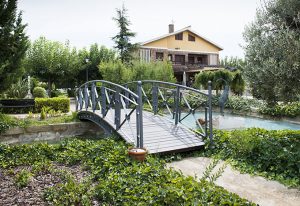Finca El Lebrel, jardín